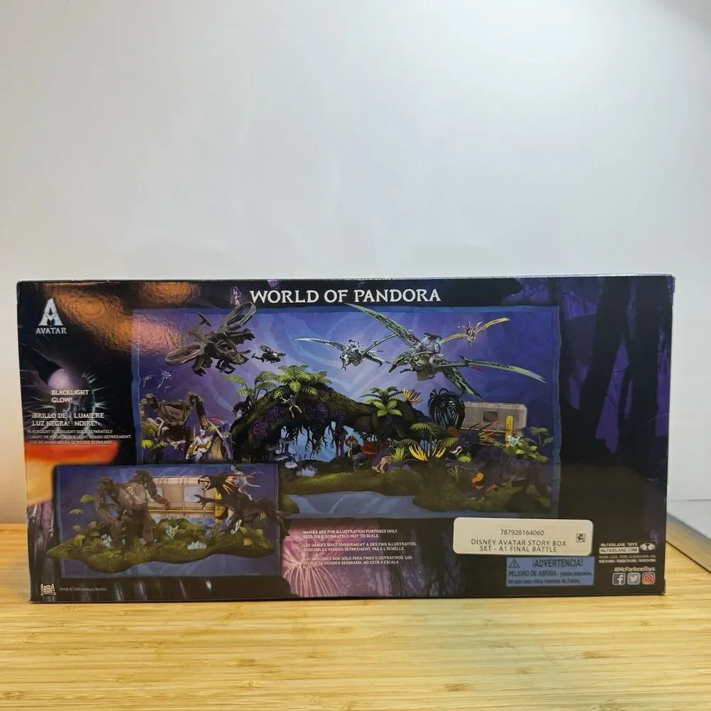 Mcfarlane Avatar The Way of Water World of Pandora Shack Site Battle Playset NEW